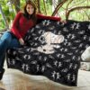 Halloween Premium Quilt | Snoopy Cosplay Mummy Zombie Patterns Quilt Blanket 11