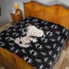 Halloween Premium Quilt | Snoopy Cosplay Mummy Zombie Patterns Quilt Blanket 19