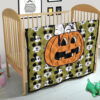 Halloween Premium Quilt | Snoopy Sleeping On Pumpkin Mickey Face Patterns Quilt Blanket 21