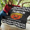 Halloween Premium Quilt | Trumpkin Make US Halloween Great Again Quilt Blanket 11