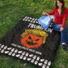 Halloween Premium Quilt | Trumpkin Make US Halloween Great Again Quilt Blanket 9