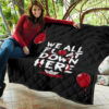 Halloween Premium Quilt - We All Float Down Here IT Red Balloon Quilt Blanket 11