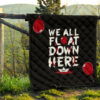 Halloween Premium Quilt - We All Float Down Here IT Red Balloon Quilt Blanket 13