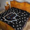 Hand Eye Hamsa Hand Skeleton Hand Patterns Premium Quilt Blanket 19