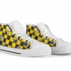 Harry Potter Hufflepuff Shoes High Top Custom Pattern Sneakers 1