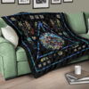 Harry Potter Stain Glass Style Quilt Blanket Fan Gift Idea 17