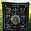 Harry Potter Stain Glass Style Quilt Blanket Fan Gift Idea 5