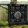 Harry Potter Stain Glass Style Quilt Blanket Fan Gift Idea 13