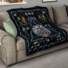 Harry Potter Stain Glass Style Quilt Blanket Fan Gift Idea 15