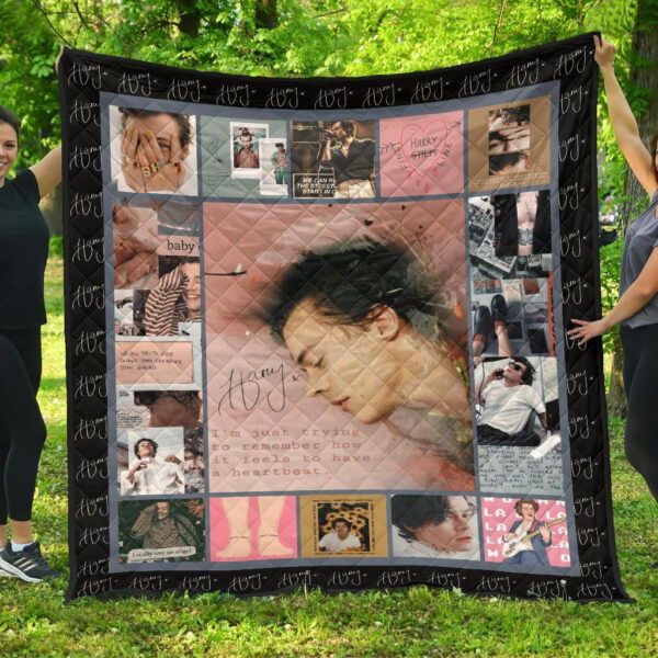 Harry Styles Quilt Blanket Gift Idea For Music Fan