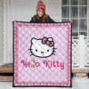 Hello Kitty Premium Quilt Blanket Cartoon Home Decor Custom For Fans 3