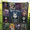 Here Comes Jack Quilt Blanket The Nightmare Before Christmas 5