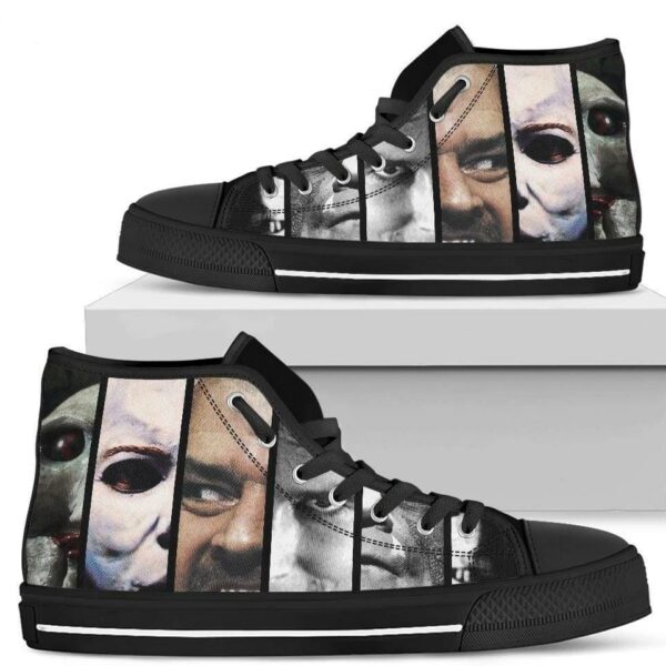 Horror Characters High Top Shoes Sneakers Fan Gift