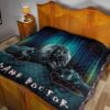 Horror Movie Insane Doctor Ready For Surgery Premium Quilt Blanket 19