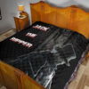 Horror Movie Jack The Ripper In City Black White Premium Quilt Blanket 19