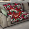 Horror Movie Joker Laughing Mouth Joker Clown Face Patterns Premium Quilt Blanket 15