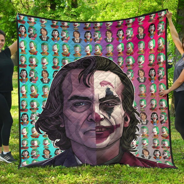 Horror Movie Joker Transformation Cosplay Anime Famous Characters Premium Quilt Blanket