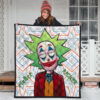 Horror Movie Ricker Rick Cosplay Joker Vintage Funny Premium Quilt Blanket 3