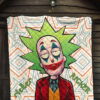 Horror Movie Ricker Rick Cosplay Joker Vintage Funny Premium Quilt Blanket 7