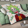 Horror Movie Ricker Rick Cosplay Joker Vintage Funny Premium Quilt Blanket 17