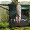 Horror Movie Slenderman Suit Underground Premium Quilt Blanket 13