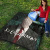 Horror Movie Slenderman Suit Underground Premium Quilt Blanket 9