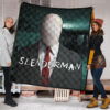 Horror Movie Slenderman Suit Underground Premium Quilt Blanket 1