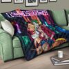 Horror Movie Teenager Joker And Harley Quinn Modern City Premium Quilt Blanket 17