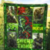 Hulk Swamp Thing Premium Quilt Blanket Movie Home Decor Custom For Fans 5