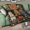 I Love Books Quilt Blanket Amazing Gift For Reading Book Lover 17