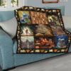 I Love Books Quilt Blanket Amazing Gift For Reading Book Lover 19