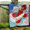 Inuyasha Anime Premium Quilt Inuyasha Using Sword Sakura Blossom Flower Flying Quilt Blanket 13