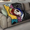 Jack & Sally Love Quilt Blanket Half Face Mixed Gift Idea 15