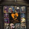 Jack & Sally Quilt Blanket Nightmare Before Christmas Fan Gift 7