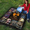 Jack & Sally Quilt Blanket Nightmare Before Christmas Fan Gift 9