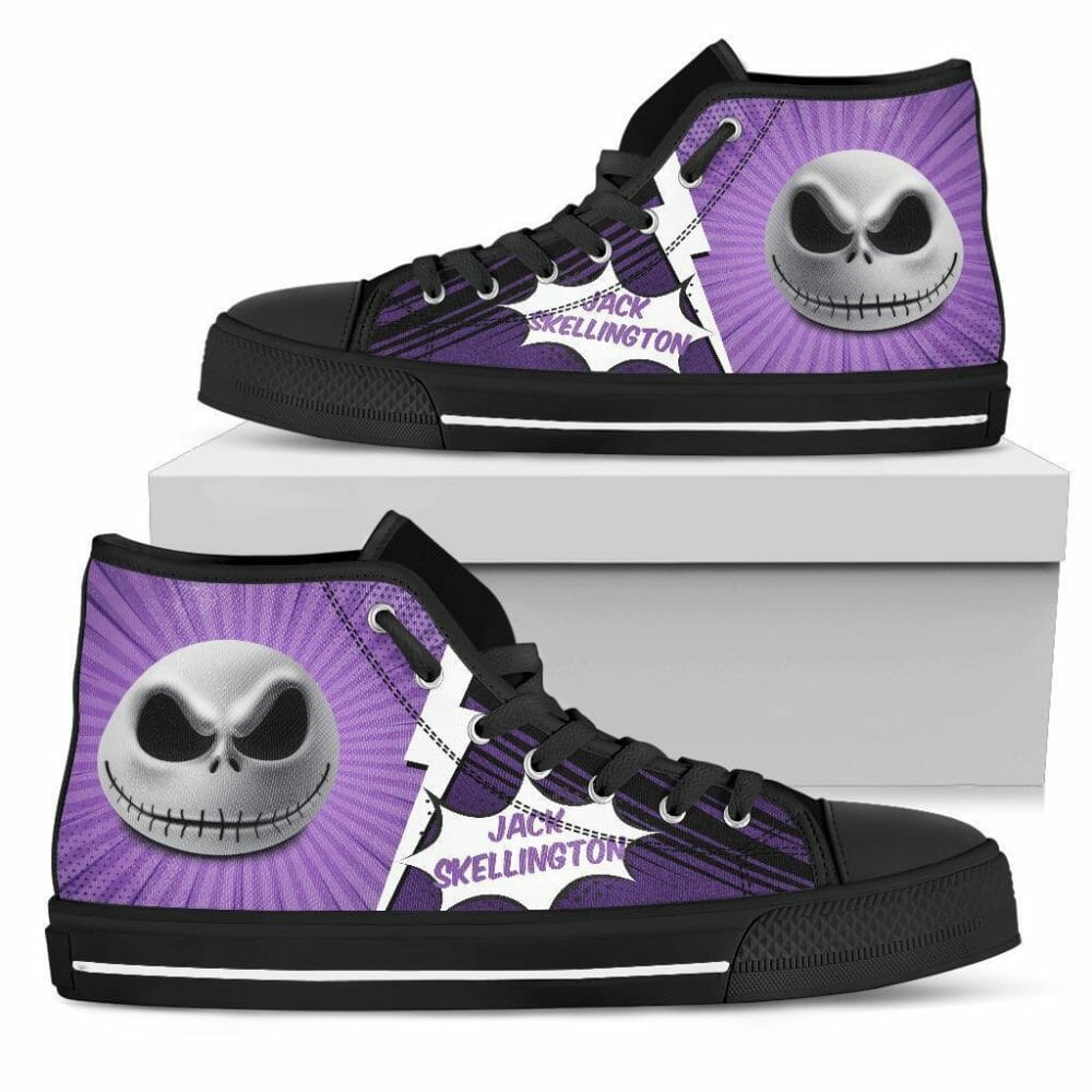 Jack Skellington Sneakers The Nightmare Before High Top Shoes