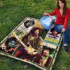 Jimi Hendrix Premium Quilt Blanket Singer Home Decor Custom For Fans 9