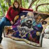 Jimi Hendrix Premium Quilt Blanket Singer Home Decor Custom For Fans 11