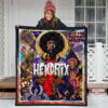 Jimi Hendrix Premium Quilt Blanket Singer Home Decor Custom For Fans 3