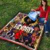 Jimi Hendrix Premium Quilt Blanket Singer Home Decor Custom For Fans 9