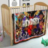 Jimi Hendrix Premium Quilt Blanket Singer Home Decor Custom For Fans 21