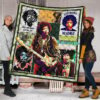 Jimi Hendrix Premium Quilt Blanket Singer Home Decor Custom For Fans 1