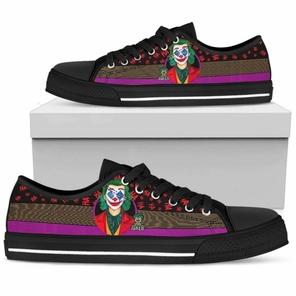 Joker Sneakers Low Top Fan Gift Idea