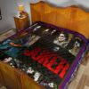 Joker The Clown Premium Quilt Blanket Movie Home Decor Custom For Fans 19