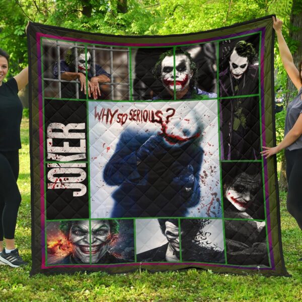 Joker The Clown Premium Quilt Blanket Movie Home Decor Custom For Fans