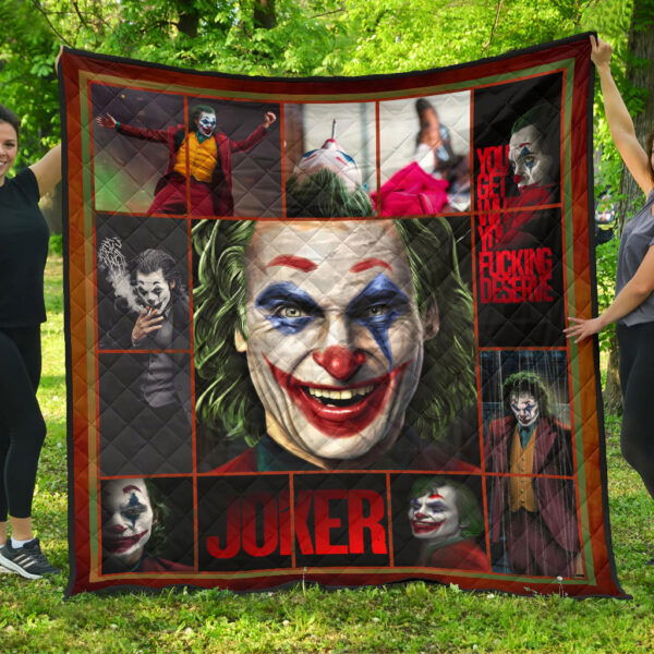 Joker The Clown Premium Quilt Blanket Movie Home Decor Custom For Fans