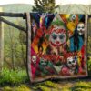 Joker The Clown Premium Quilt Blanket Movie Home Decor Custom For Fans 13