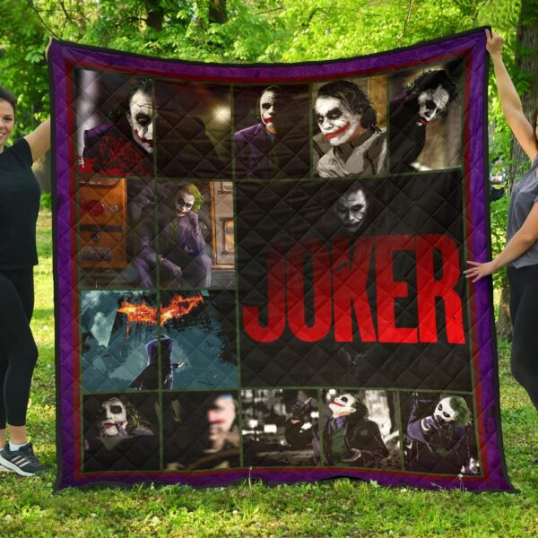 Joker The Clown Premium Quilt Blanket Movie Home Decor Custom For Fans