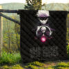 Jujutsu Kaisen Anime Premium Quilt Satoru Gojo Magic Ball Red Power Black Quilt Blanket 11