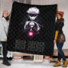 Jujutsu Kaisen Anime Premium Quilt Satoru Gojo Magic Ball Red Power Black Quilt Blanket 1